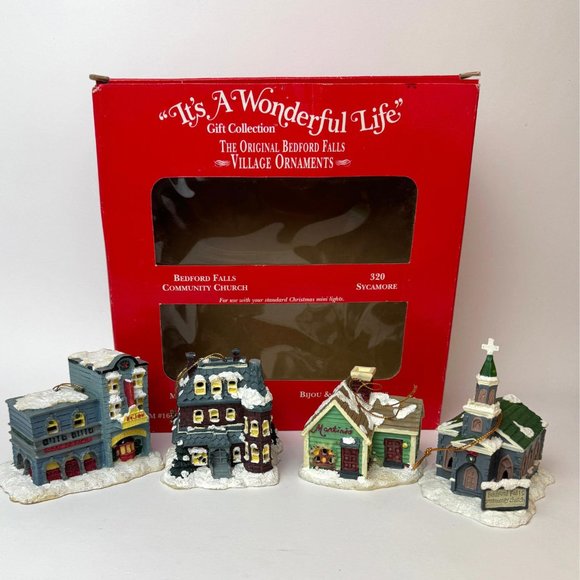 cape craftsmen inc Other - It's A Wonderful Life The Original Bedford Falls Village Ornaments Item #1606 🎄
